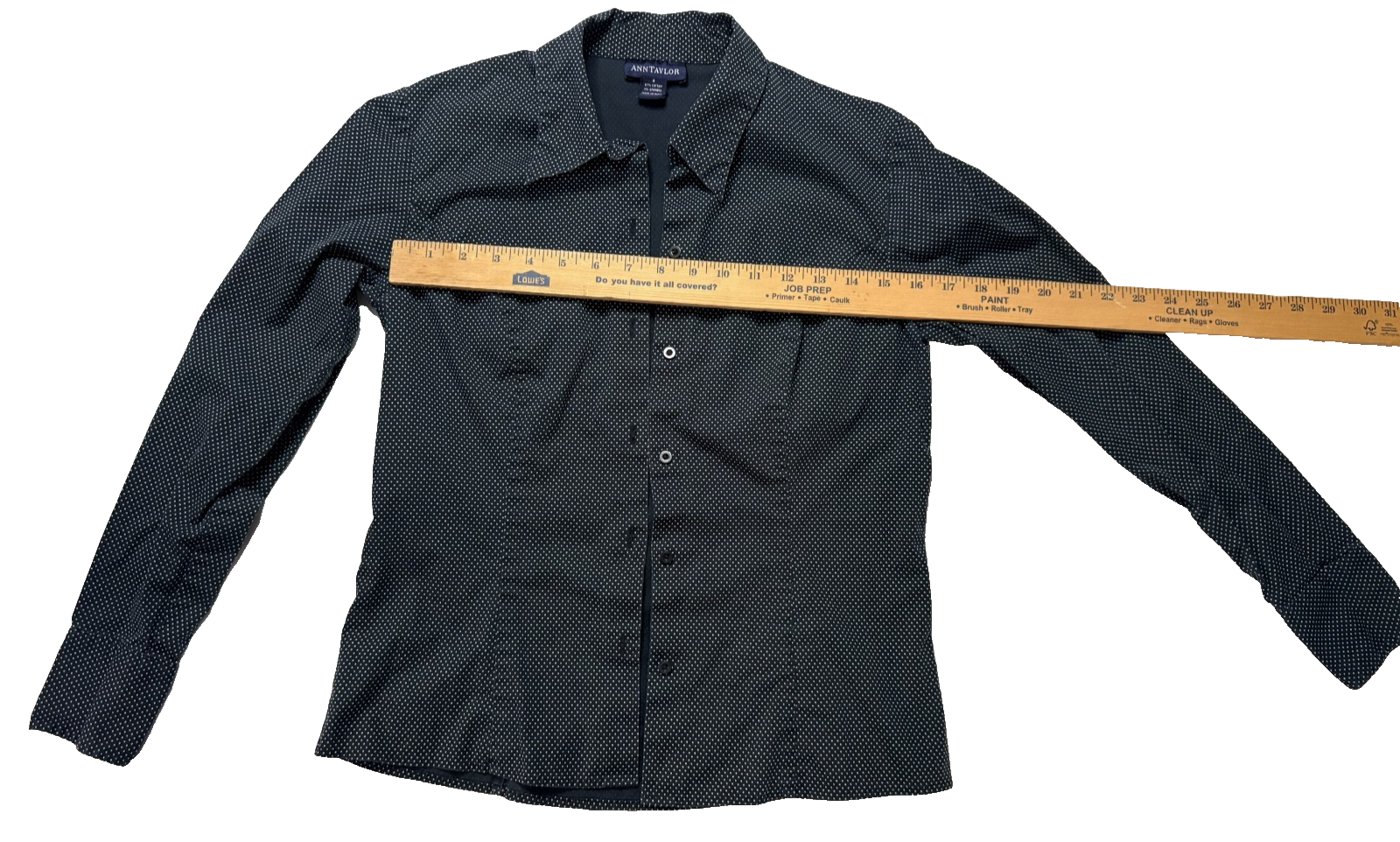 BEVERLY HILLS POLO CLUB Men's Navy Long Sleeve Button Down Shirt Size L