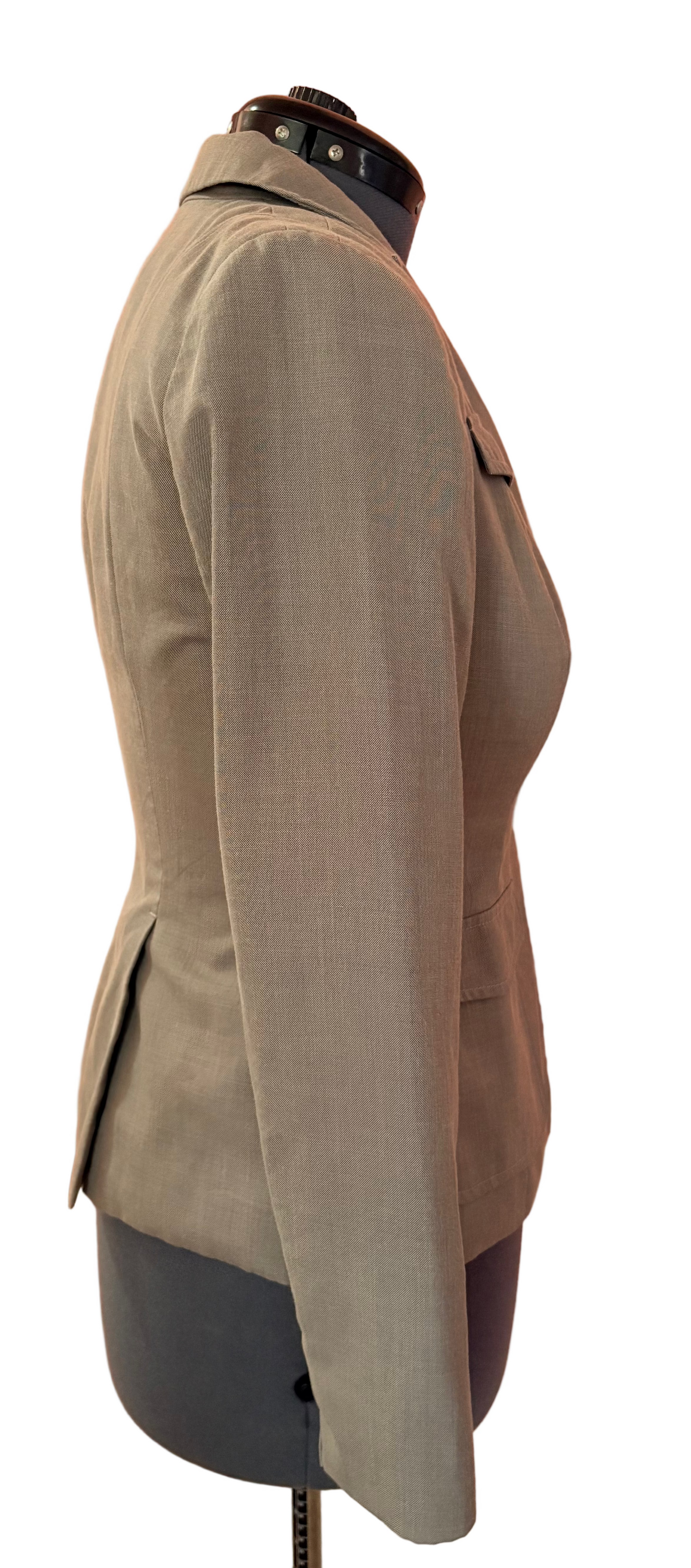 Calvin Klein Women’s Single Button Khaki Blazer Size M