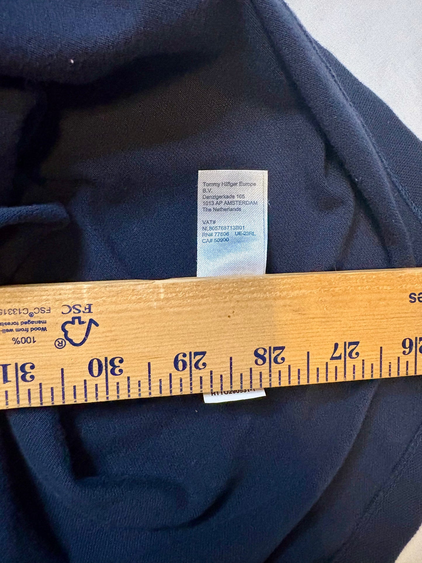 Tommy Hilfiger Navy Polo Dress Size-M