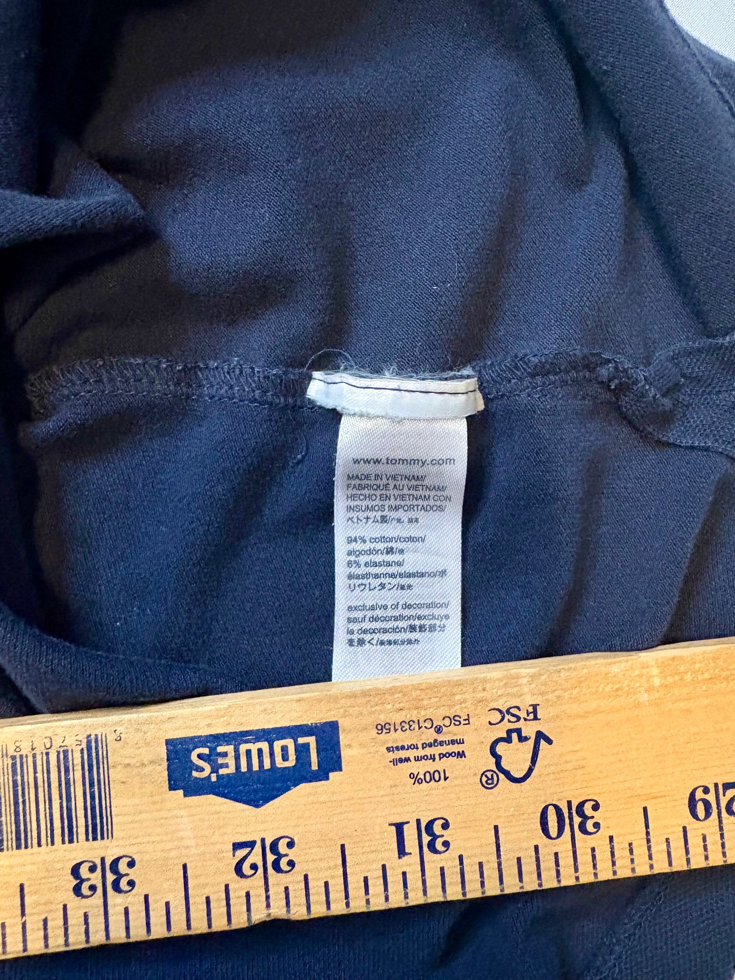 Tommy Hilfiger Navy Polo Dress Size-M