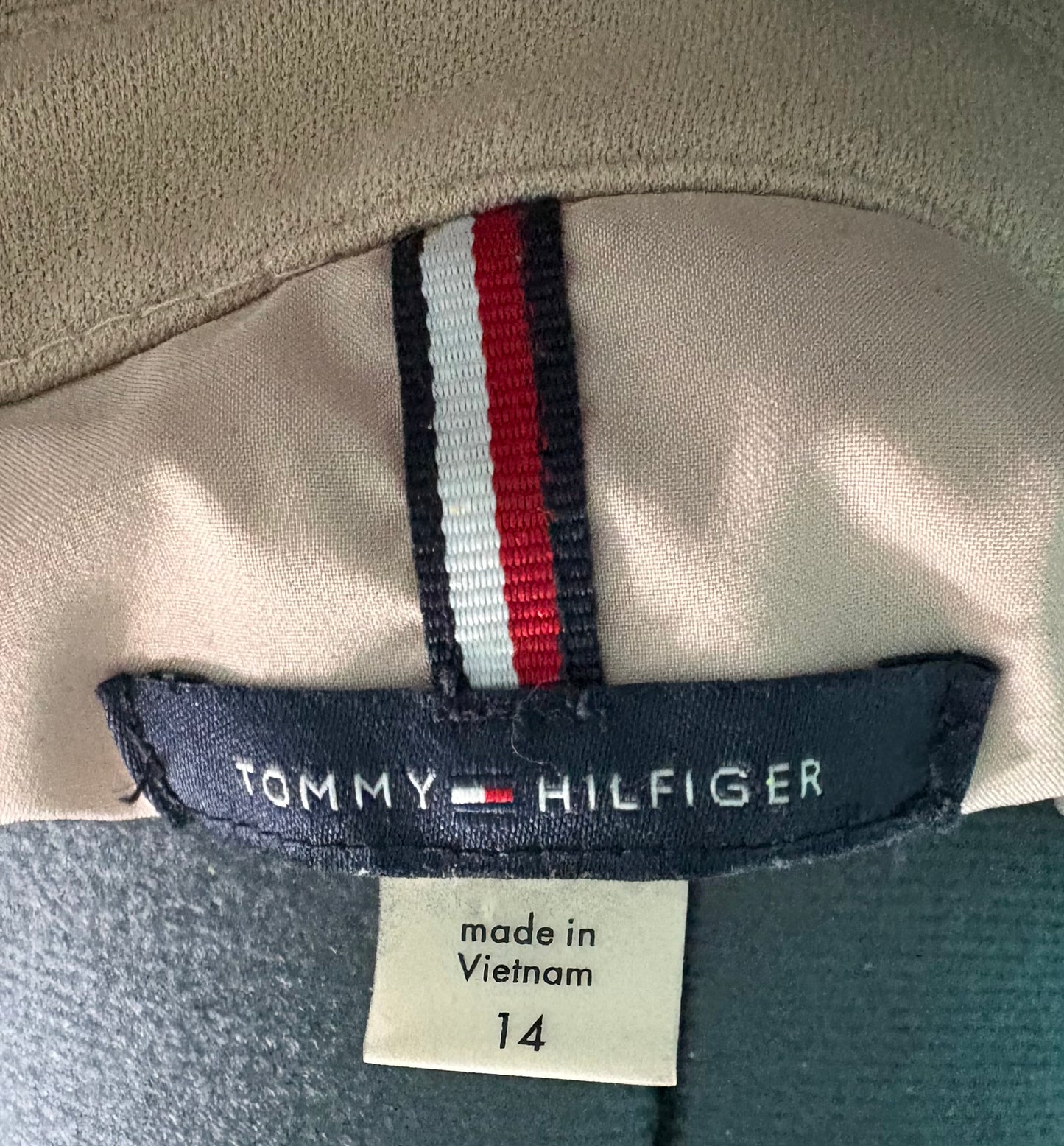 Tommy Hilfiger Women's Scuba Midi Tie Waist Dress