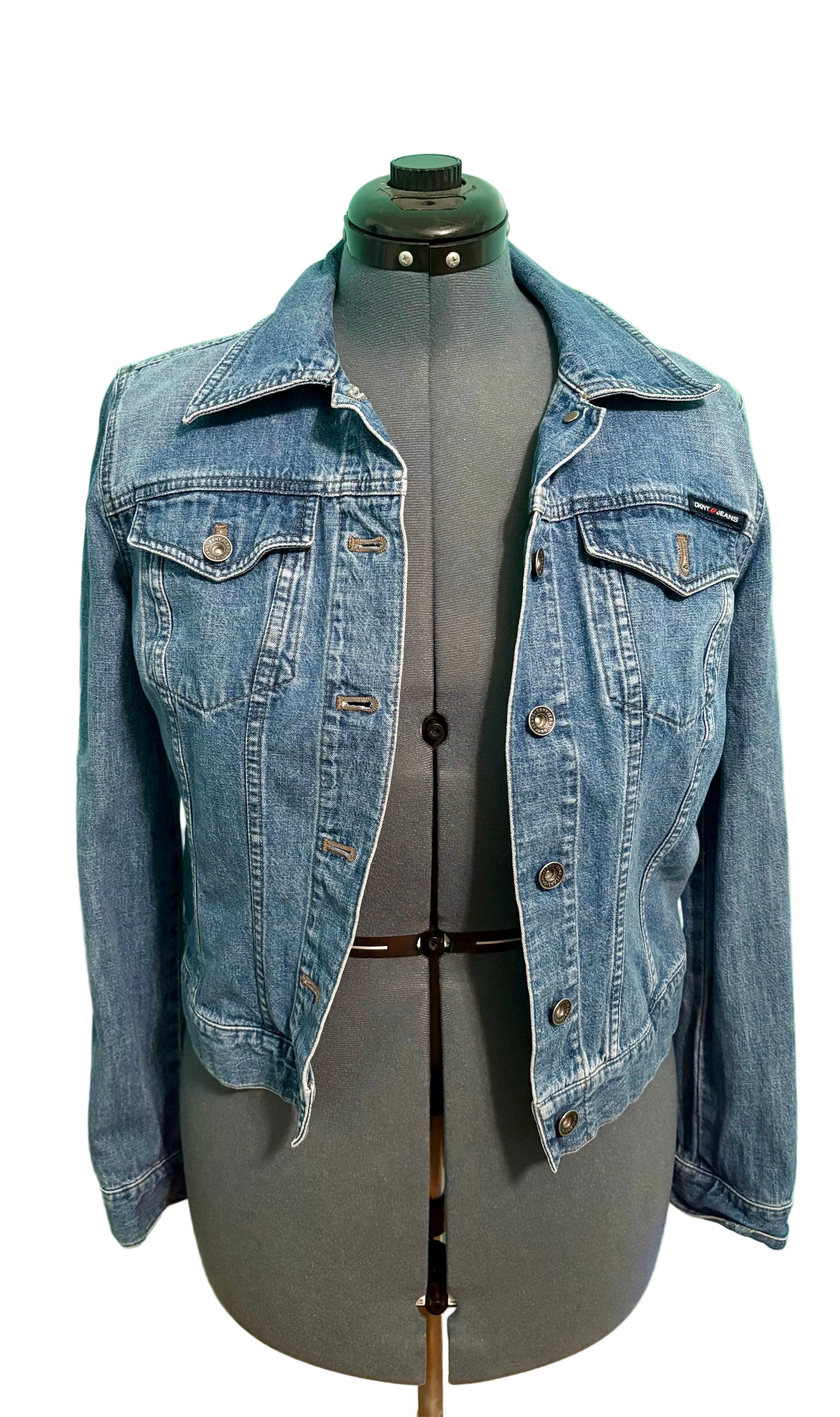 DKNY Women’s Denim Jean Jacket Size-L